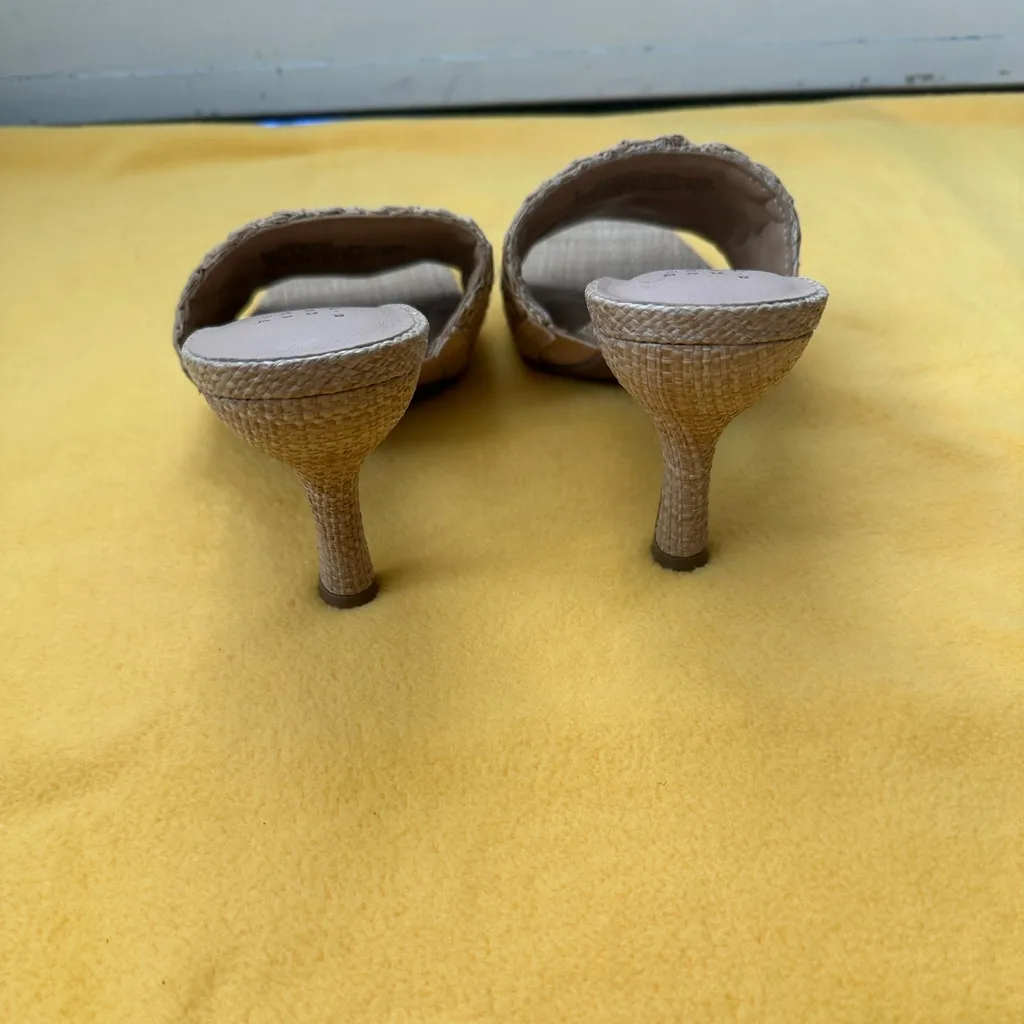 A New Day Beige Woven Mules - Image 4