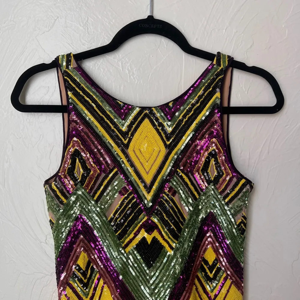 NWT Le Superbe Prohibition Night sequin maxi dress size XS - Image 6