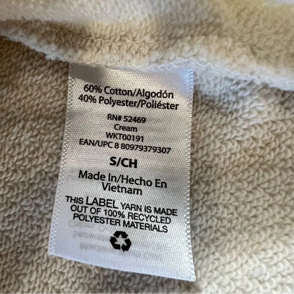 Free Assembly Women's Small Warm Cream/Ivory Sweater Long Sleeve - Image 6