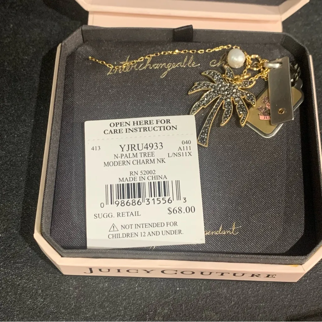 Juicy Couture Palm Tree Modern Interchangeable Charm Necklace - Image 5