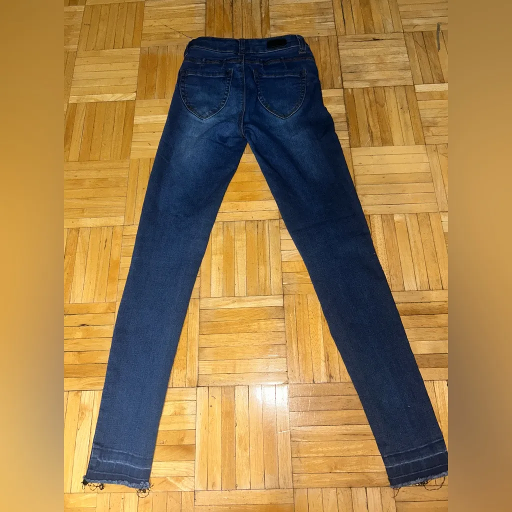 Ci Sono Deep Blue Skinny Jeans - Image 10