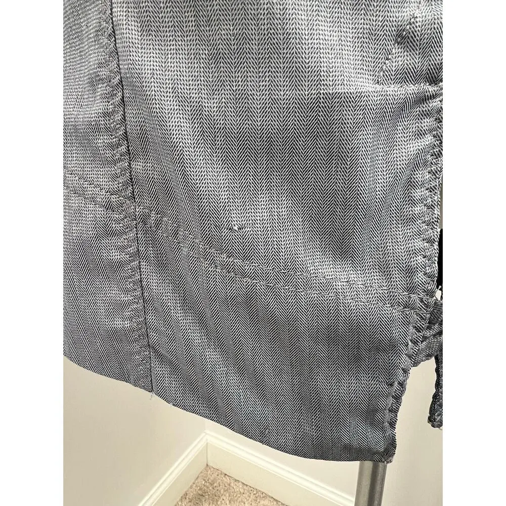 Lululemon  Apres Run Anorak Jacket in Black Heathered Deep Coal Herringbone 4 - Image 5