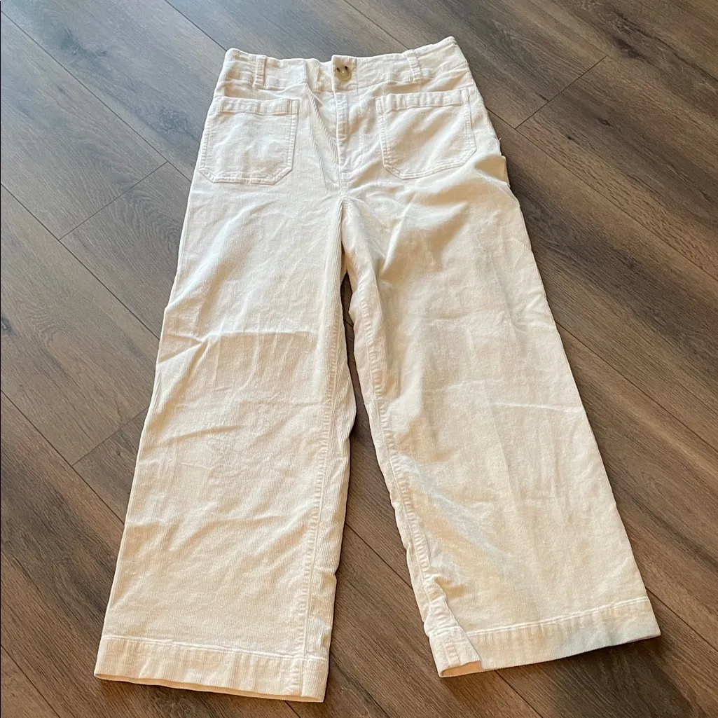 Anthropologie Maeve Collette Corduroy Wide Leg Pants - Image 2