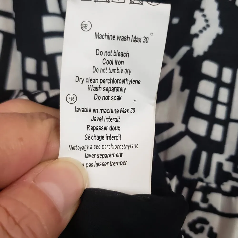 NWOT Color Block Stretchy Faux - Image 13