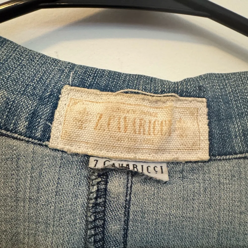 Z. Cavaricci Blue Jean Jacket blazer Size 1X - Image 3