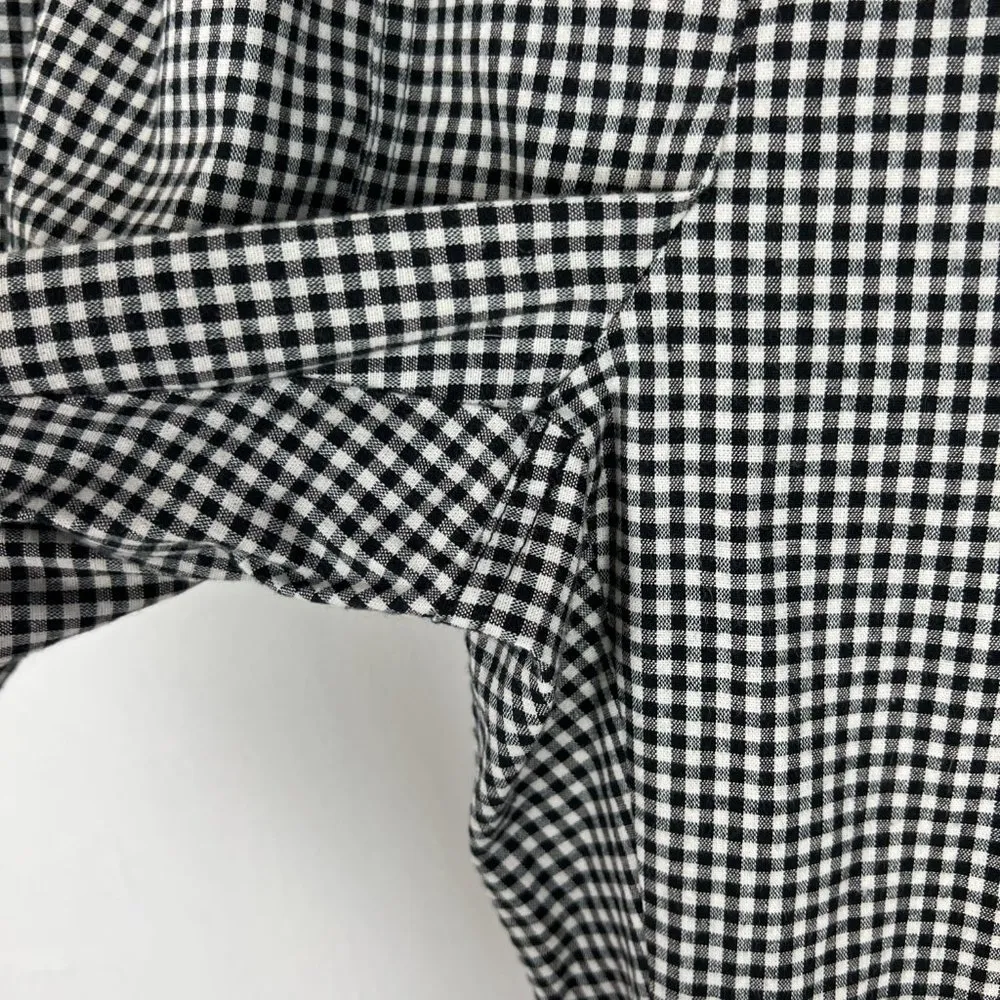 Urban Outfitters Gingham Checkered Pants Lightweight Hi-Rise Size XS EUC L1660 - Image 4