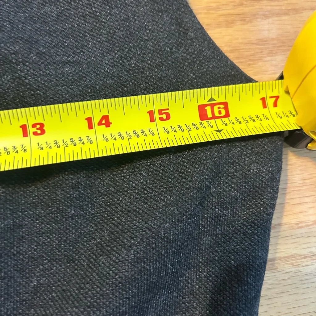 M.M. LaFleur Sheath Dress in Charcoal Grey Size 6 Sleeveless Office Career - Image 5