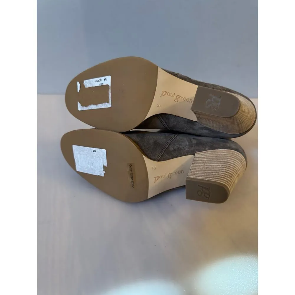 Paul Green Reya Earth Soft Suede Booties - Size 7.5 (new) - Image 9