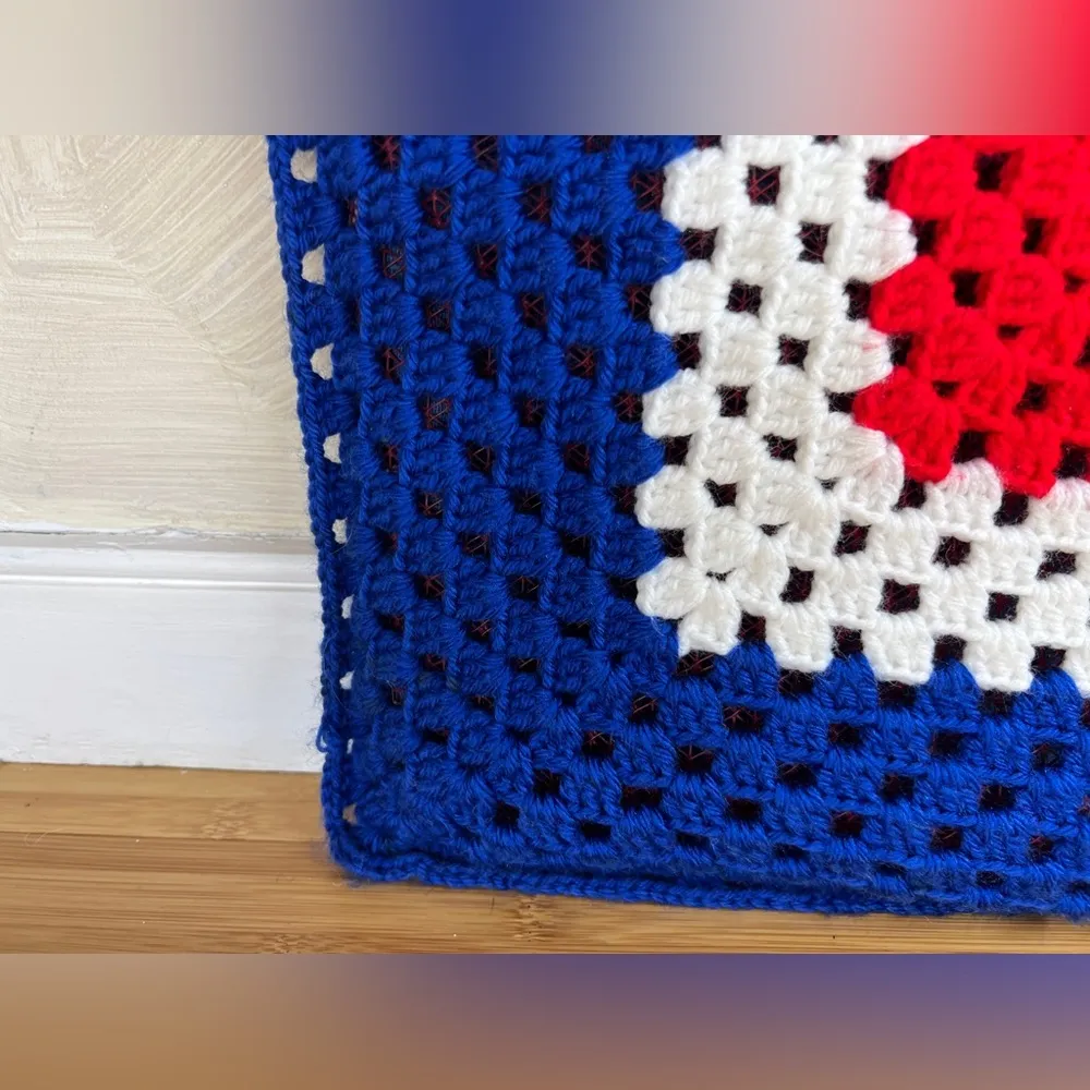 Womens Handmade Crochet/motif Knit granny square chic Granny - Image 15