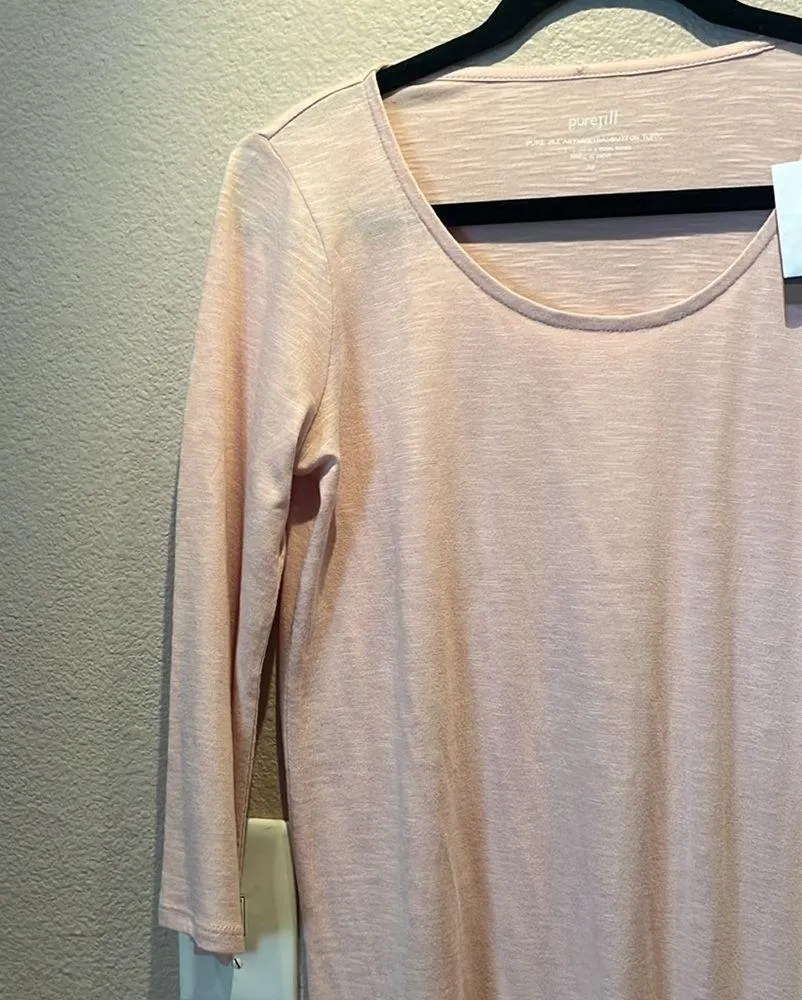 New J. Jill Women’s Pure Jill Shirt Asymmetrical Button Tunic Size XS NWT - Image 3