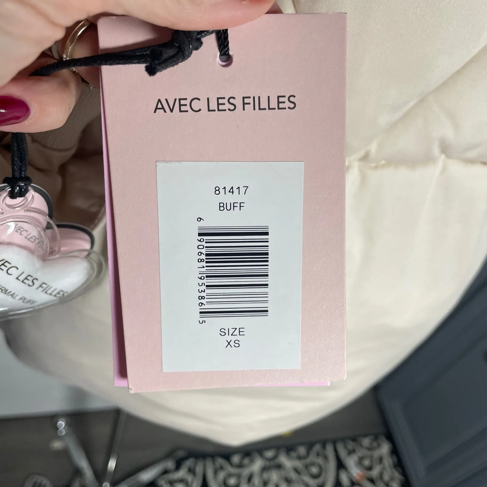 Avec Les Filles Buff Puffer Coat XS Fits Like Medium Rose Gold Oversized Winter - Image 11