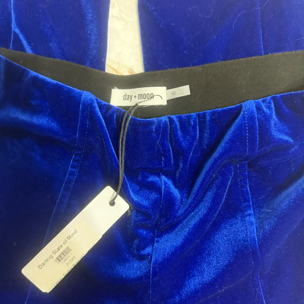 Day+Moon NWT flare‎ pant size M Blue Size M - Image 2