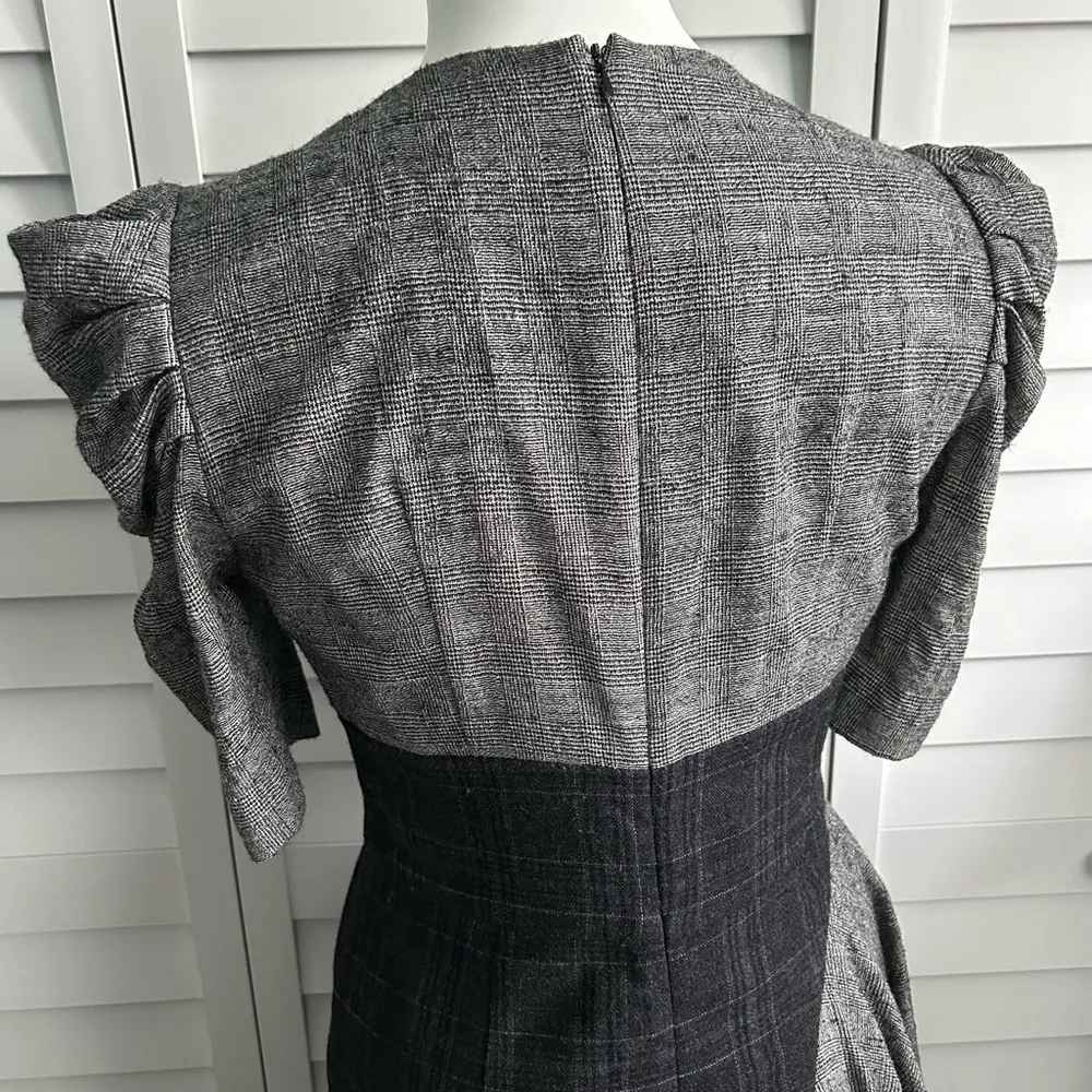 | gray ruffle Uma dress - Image 9