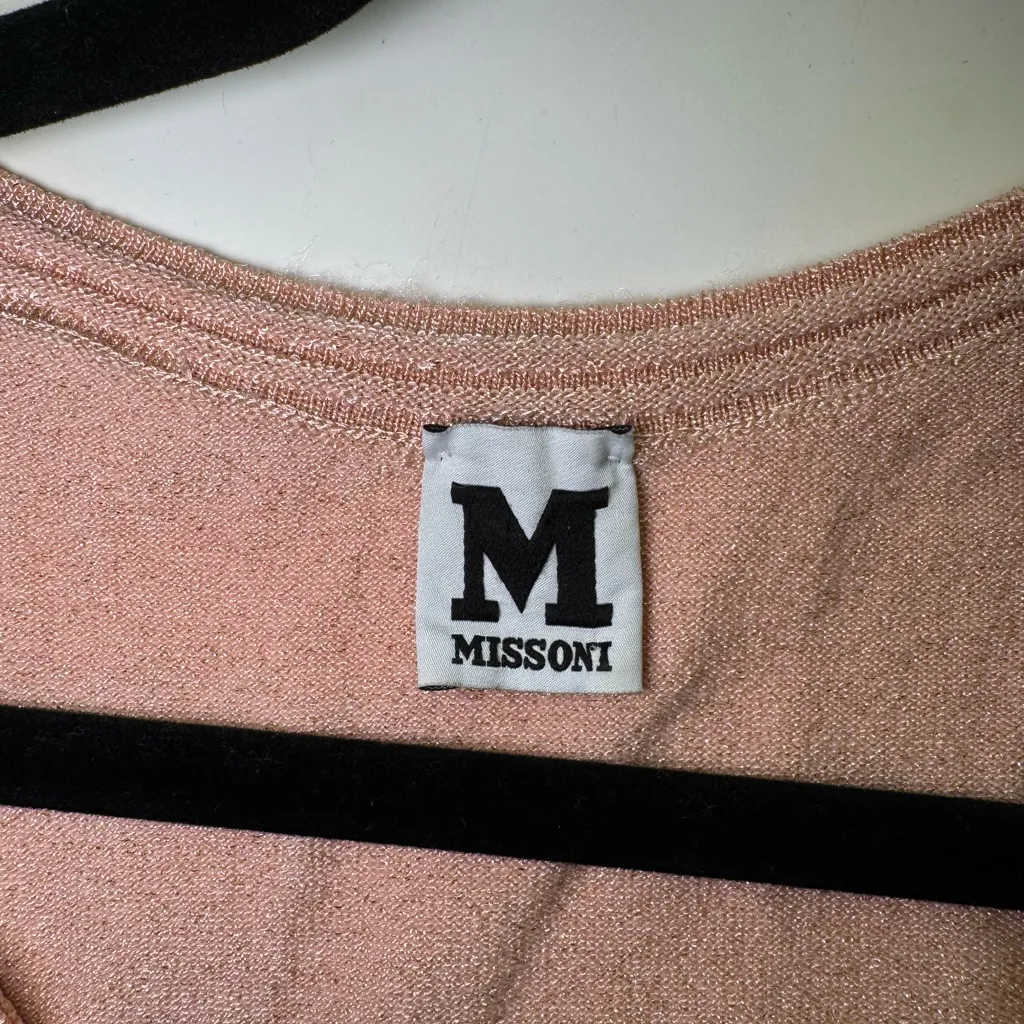 M Missoni Shimmering Pink Tank Top - Image 3