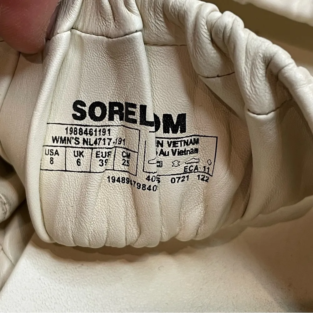 Sorel Cream Slide Sandals - Image 3