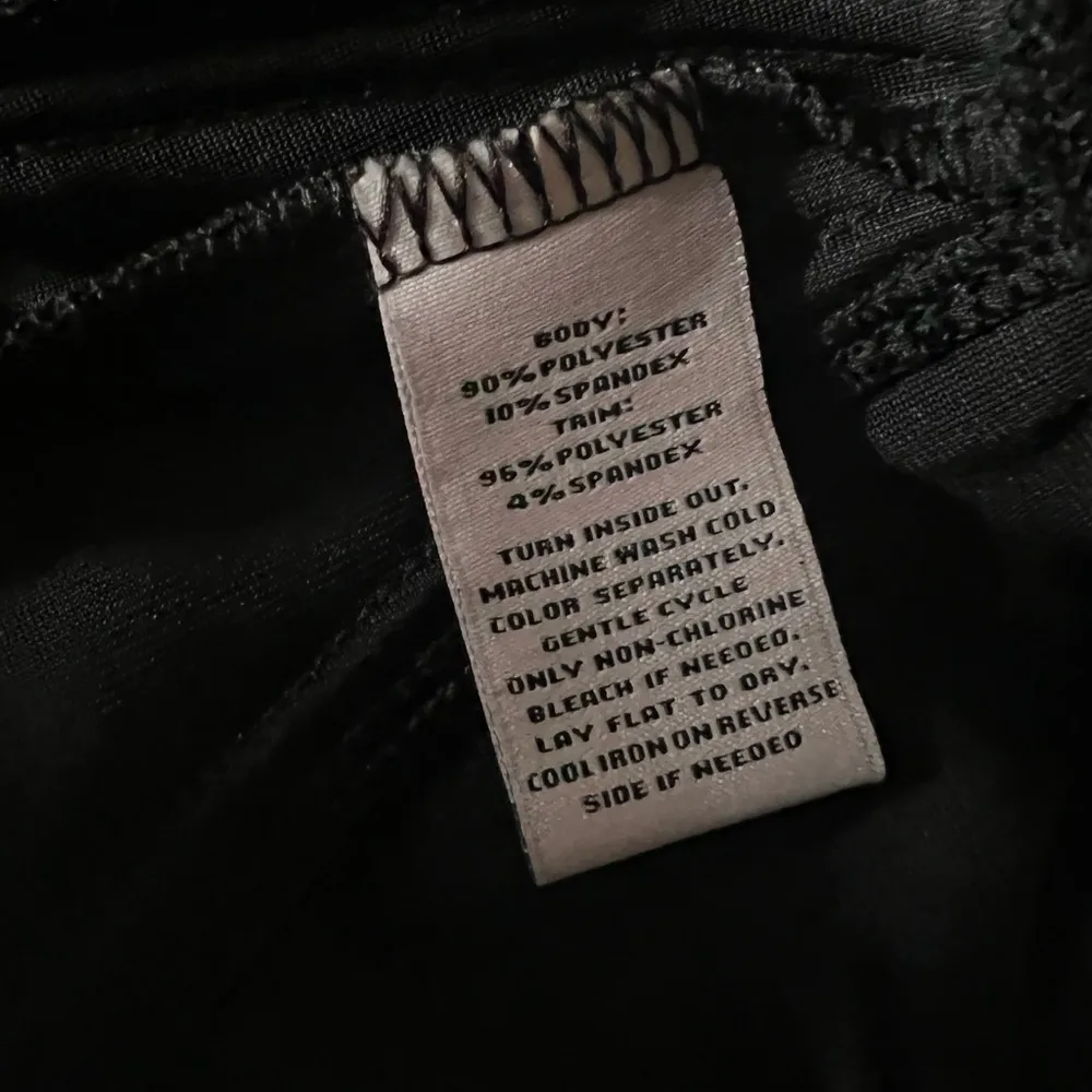 Juicy Couture Women's Black Y2K Velour Bling Glittery Full Zip Sweater Top XL - Image 5