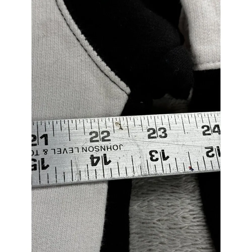 Vtg Konkrete Kids Cheer Squad Fan Cloth Sweatshirt Black/White Adult Large Black - Image 7