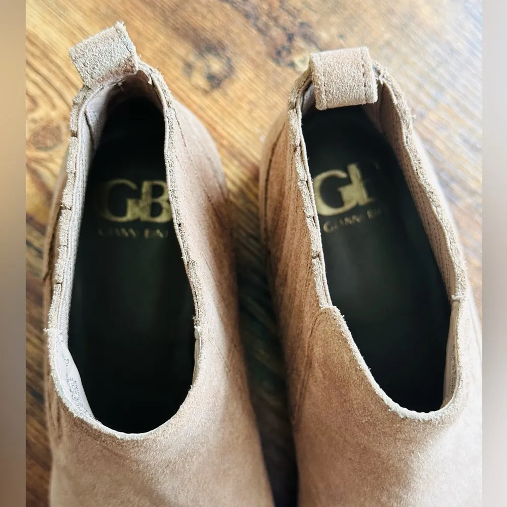 Gianni Bini Stand-Bye Suede Ankle Boots - Size 5.5 Sahara Sand - Like New - Image 13