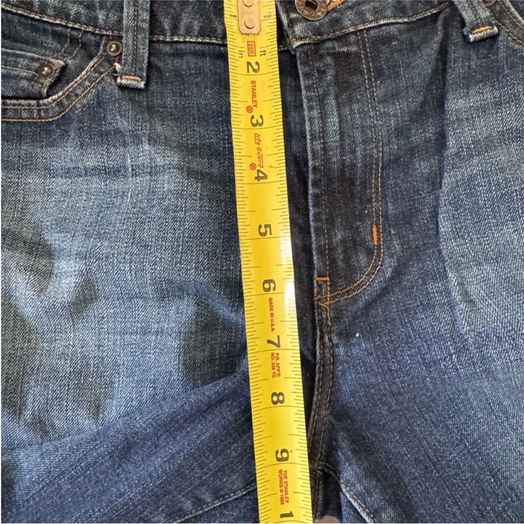 Levi's Y2K Dark Low Boot Cut Blue Jeans - Image 10