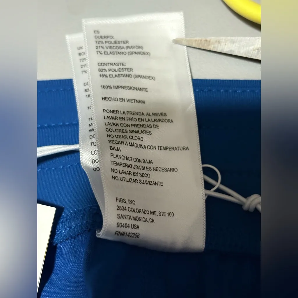 Figs Royal Blue Kade Cargo Scrub Pants NWT - Image 13