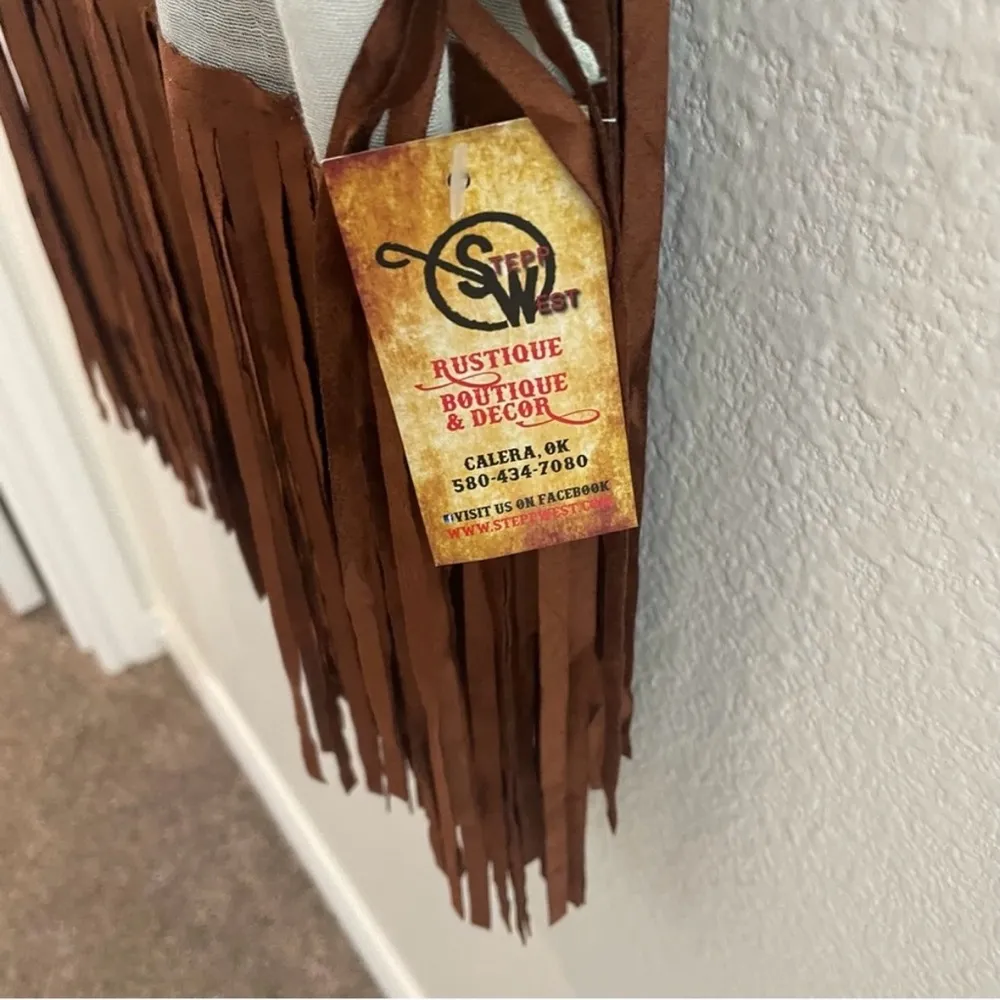 Crazy Train Fringe Cactus Print Scarf - Image 4