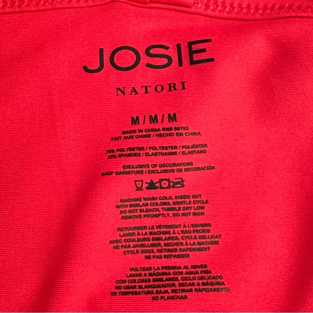 Josie by Natori Solstice Trellis Wave Sports Bra Size M - Image 9