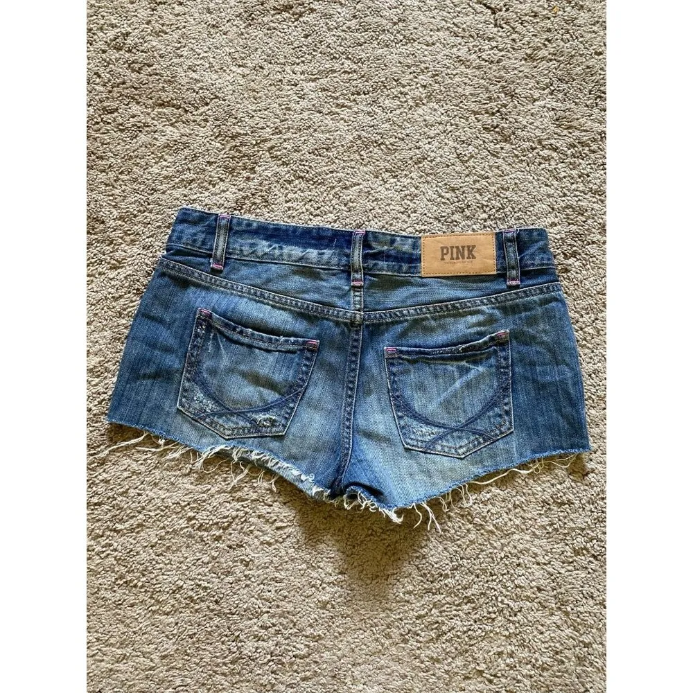 Victoria's Secret / Pink women's size 4 denim shorts - Image 5