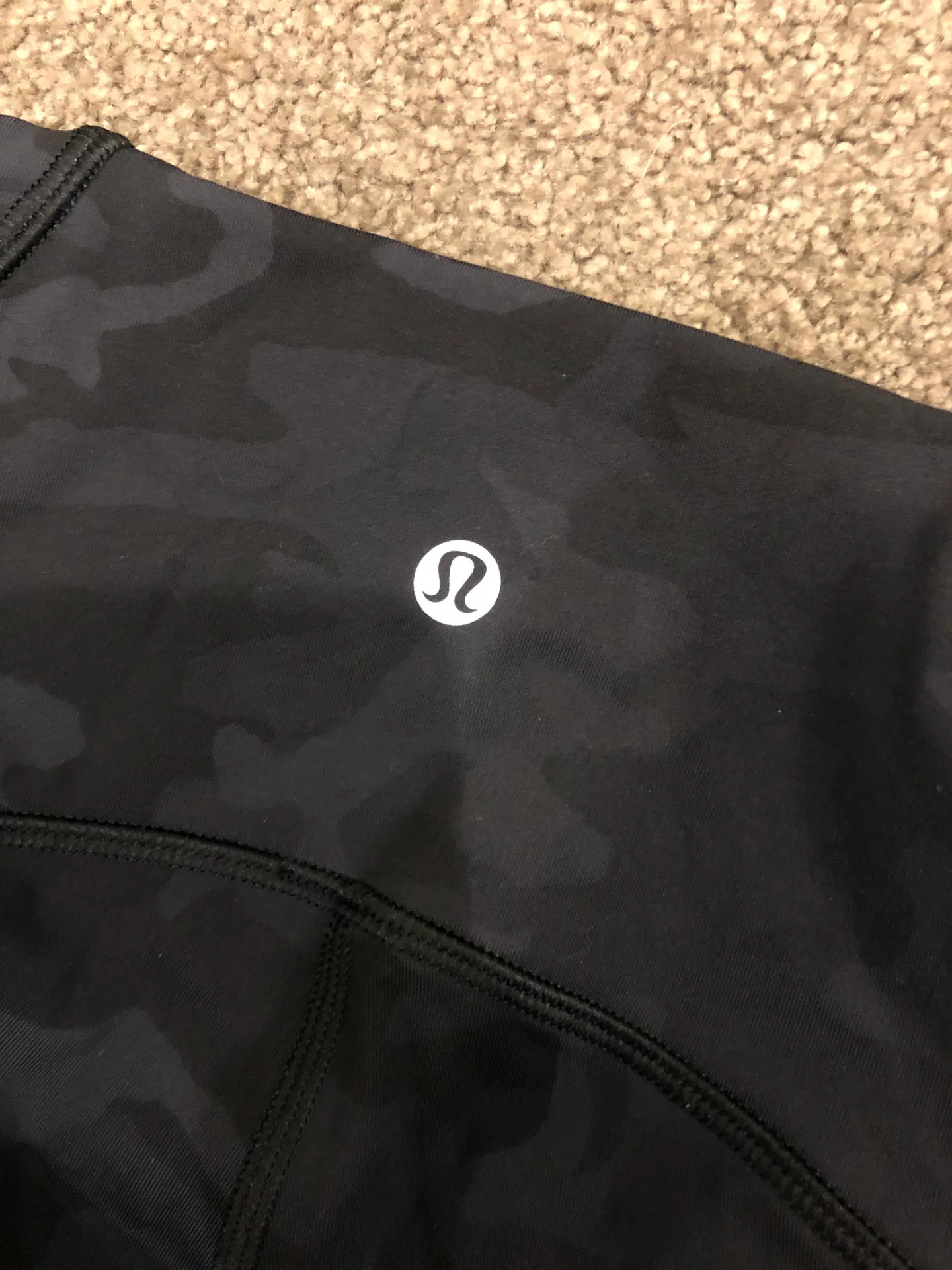 Lululemon Black Camo  Leggings - Image 3