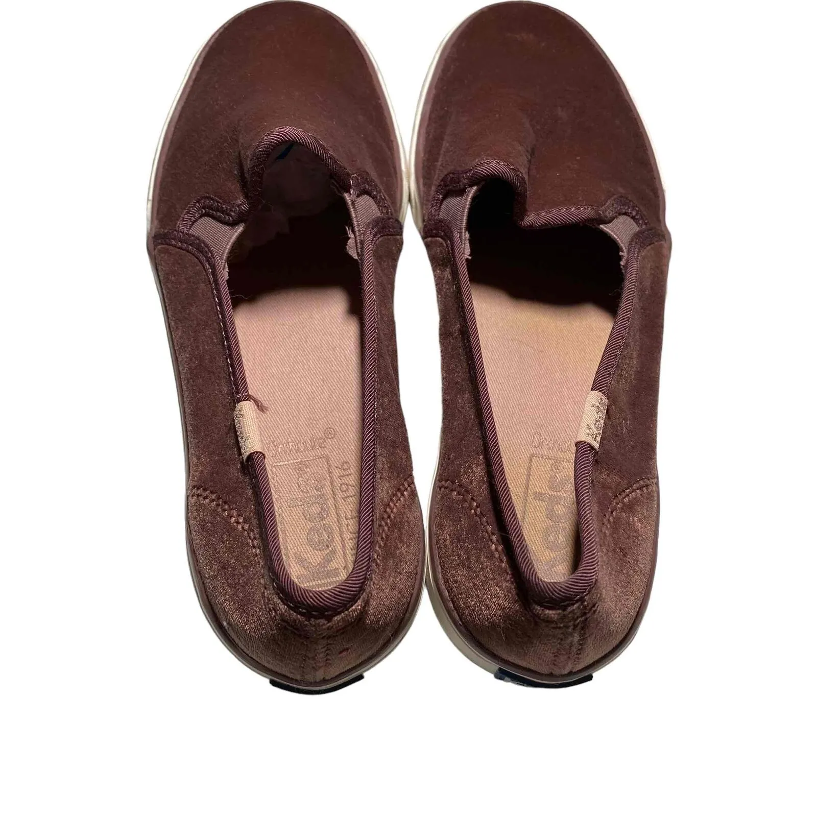 Keds Suede Slip On Sneakers Casual Comfort‎ Walking Shoes Mauve Size 8 - Image 8