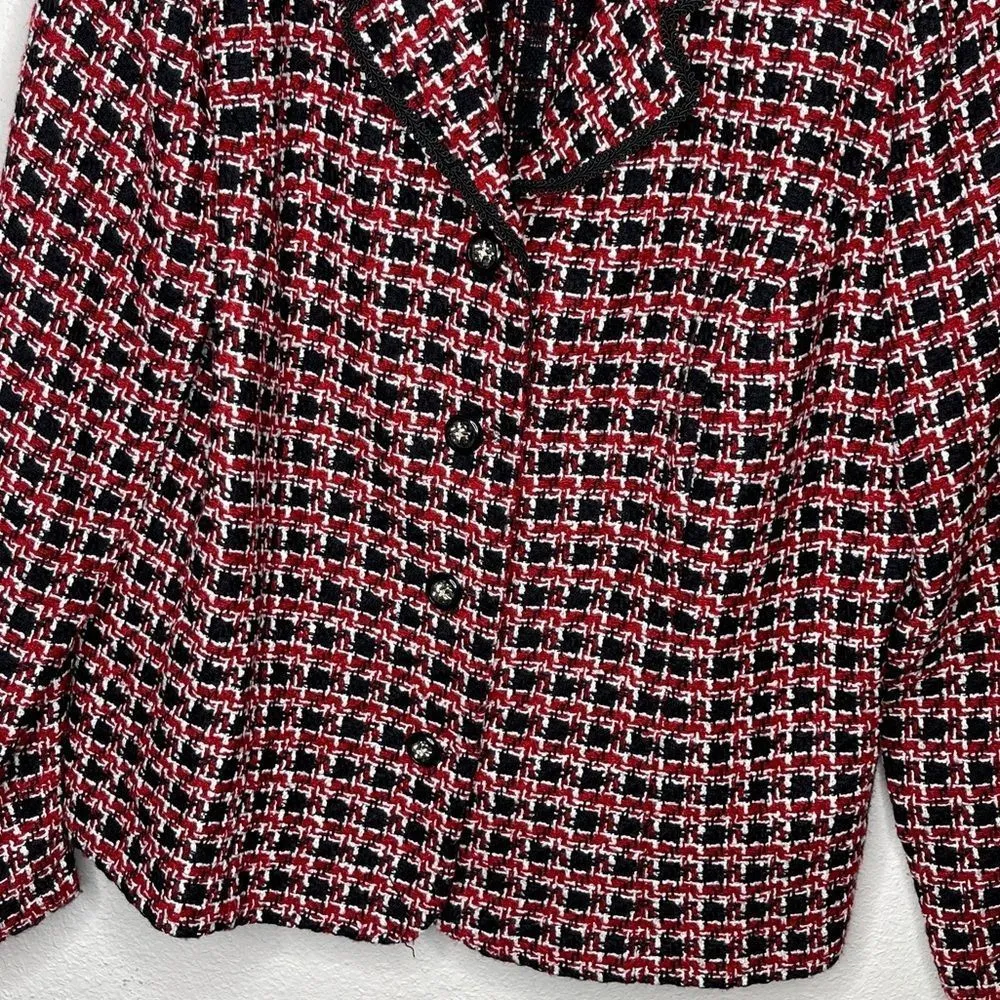 Vintage Miss Dorby Blazer‎ Black Size 16 - Image 3