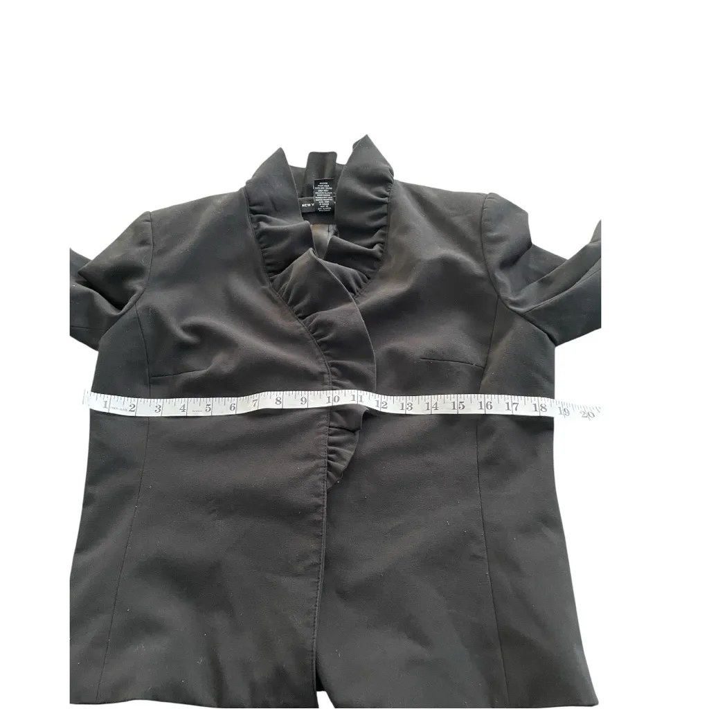 New York & Company Elegant Black Jacket Size 8 - Image 6