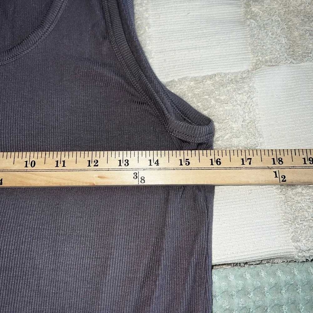 Vuori | Torrey Ribbed Sleeveless Romper in Sawyer Size Small - Image 3