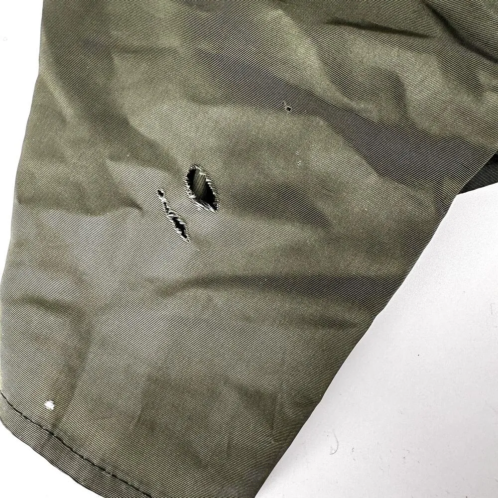 VTG Oscar De La Renta for Appel Maxi Dress Button Front Union Made Small Green - Image 8