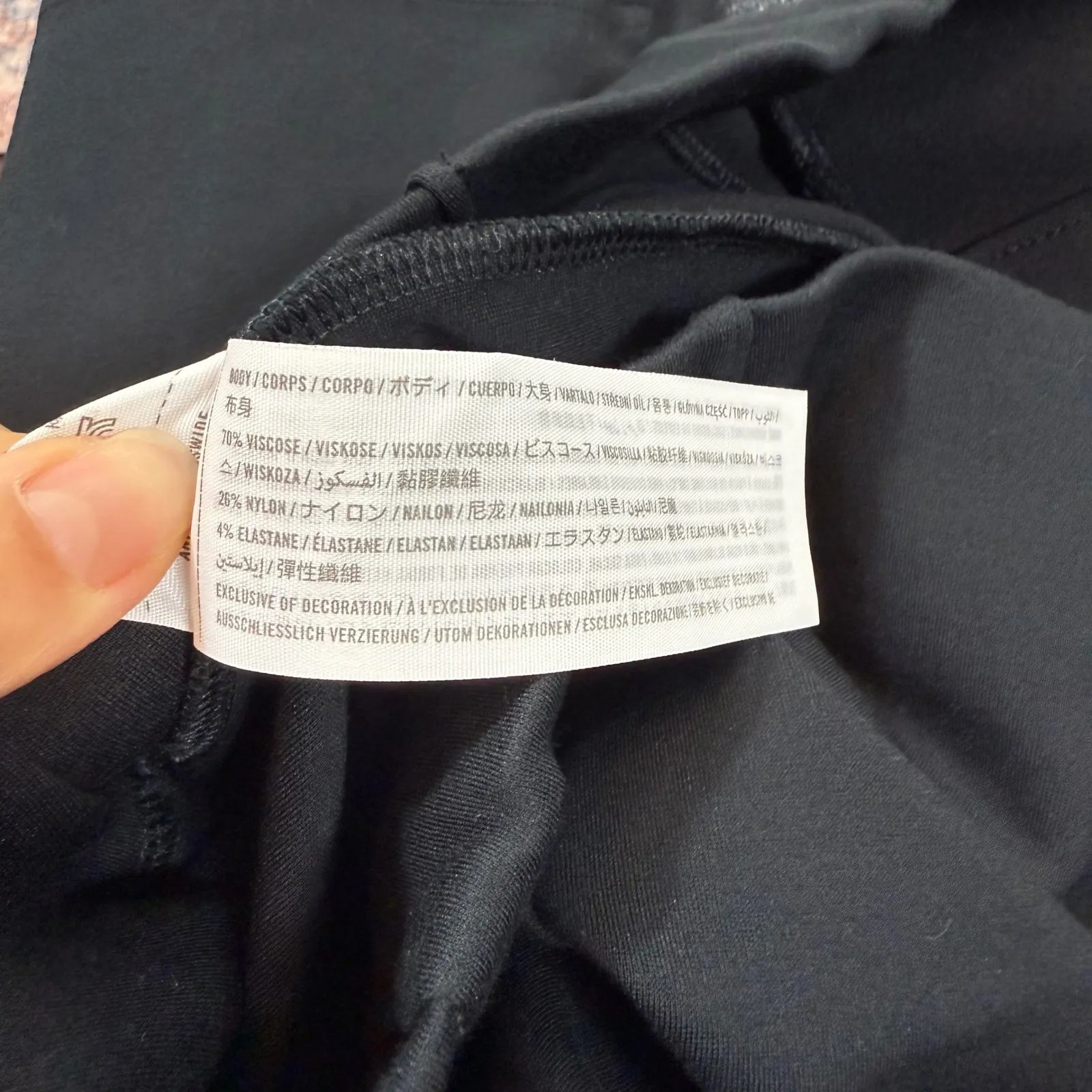 Abercrombie Fitch Black High Waisted Wide Leg Exposed Pleat Pants Size Small - Image 8