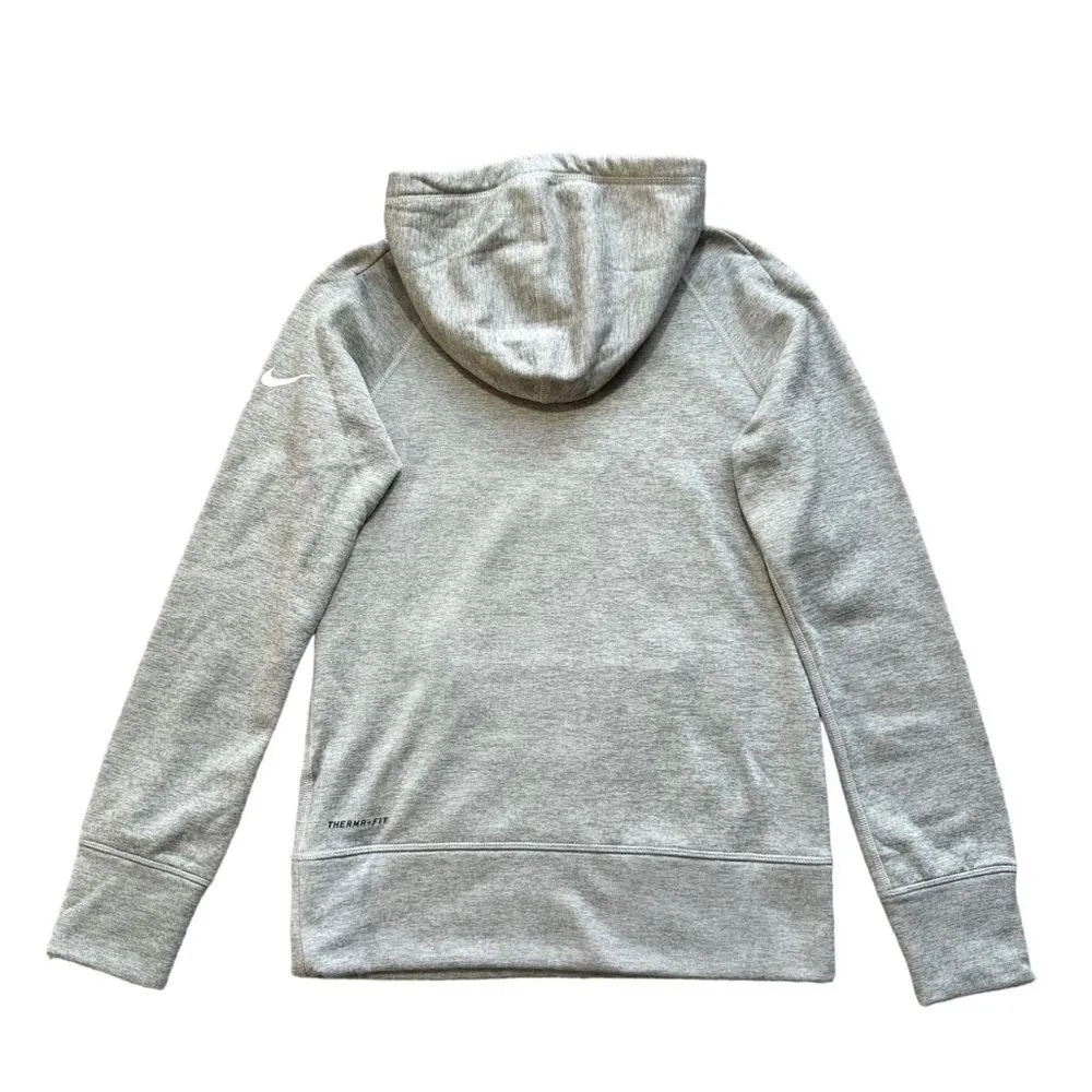 🔃Nike New England Patriots Gray Long Sleeve Hoodie Sweatshirt - Image 2