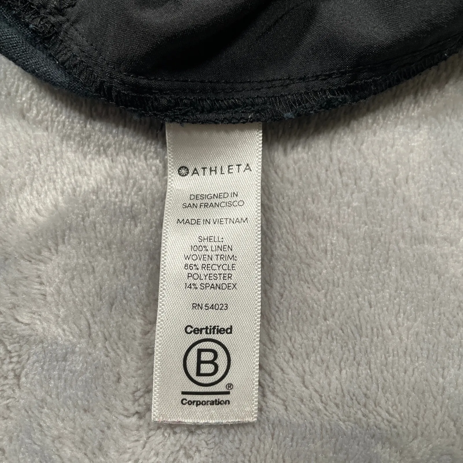 Athleta Beachside Bali Linen Short Women 12 Casual Vacation Resort Stretch Waist - Image 4