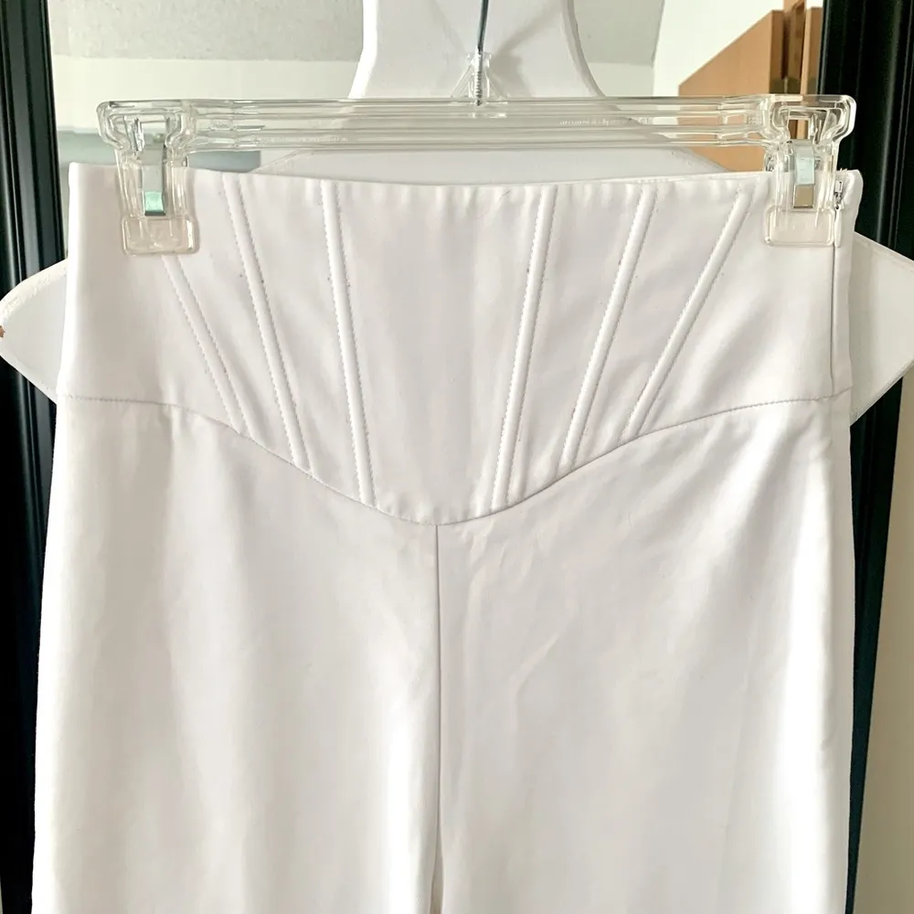 Maeve Reilly Collab BCBGMAXAZRIA Fairfax Wide Leg Trousers - Image 7