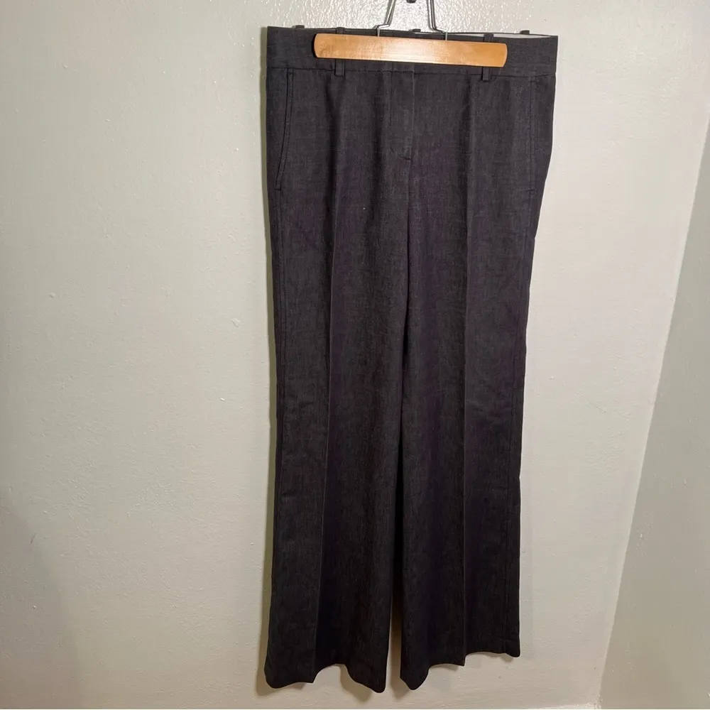 BCBGMaxAzria Behati Trousers Dark Gray Blue 2 - Image 2