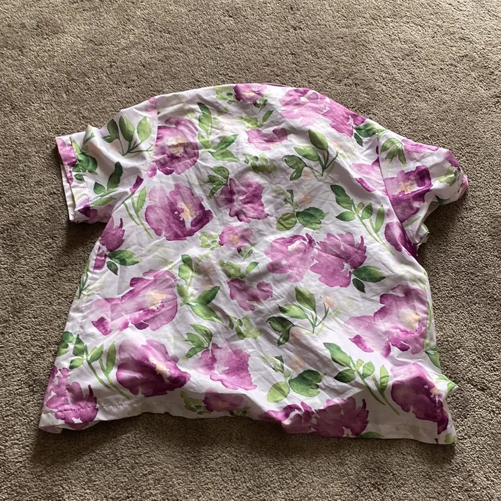 Wedding Star Floral Pajama Set SIZE M Size M - Image 5