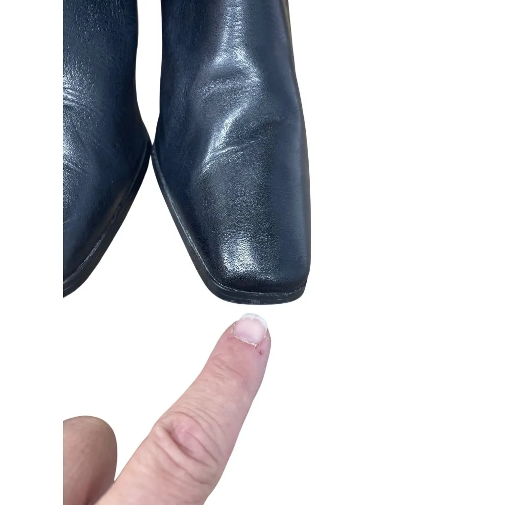 Bruno Valenti Womans Black Leather 3' Riding Equestrian Boots Sz 8.5M SKU 9567 - Image 10