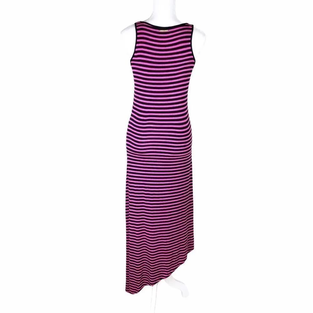 Michael‎ Kors Pink Striped Dress Small Pink - Image 3