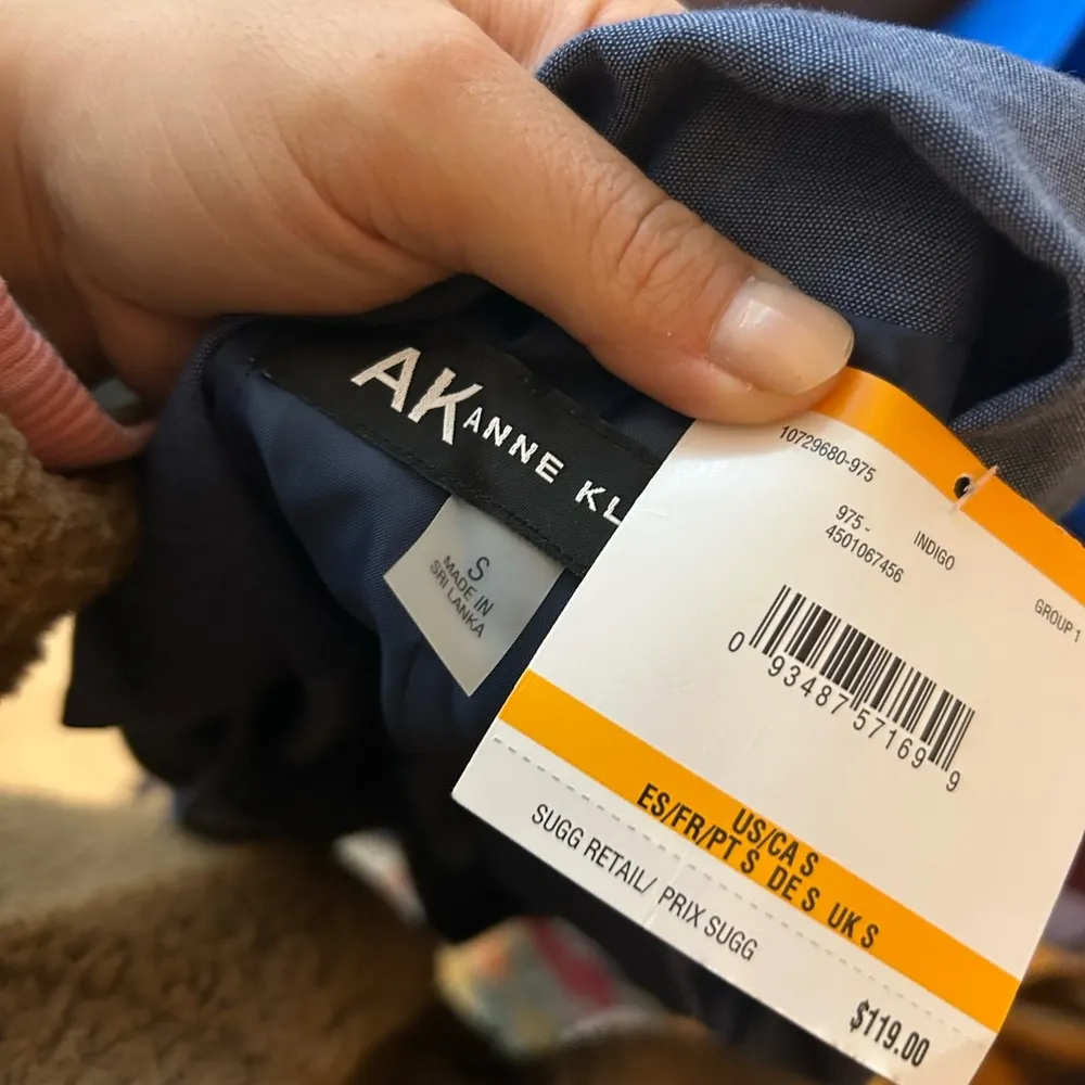 NWT Anne Klein Belted Sleeveless Shirt Dress - Image 7