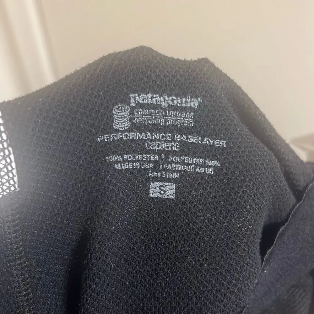 ✨Patagonia Black Capilene Base Layer Performance Sz Small Leggings✨ - Image 7