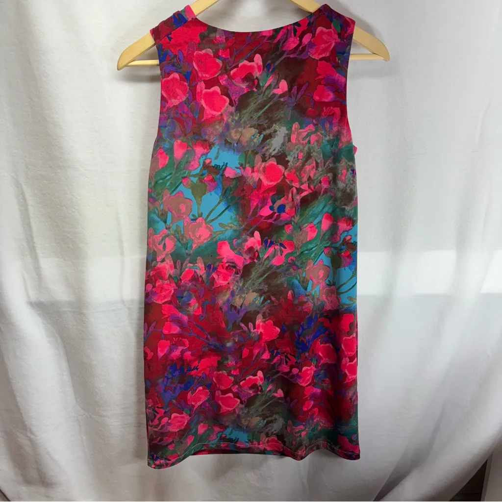 Vince Camuto‎ Cowl Neck Pink and Red Cocktail Dress - Image 4