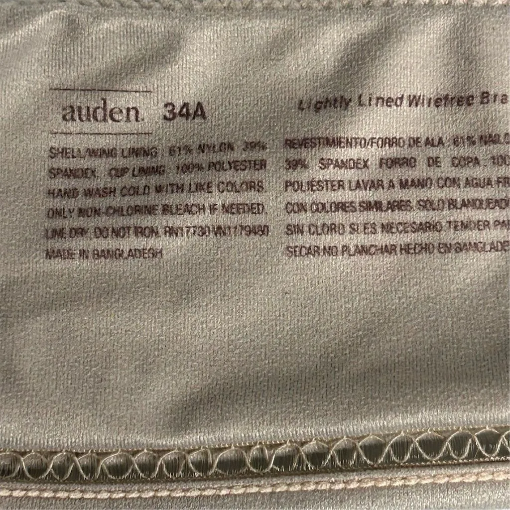 Auden Women's Lightly Lined Wireless Strapless Bras 2 Beige and gray 34A Tan Size undefined - Image 8