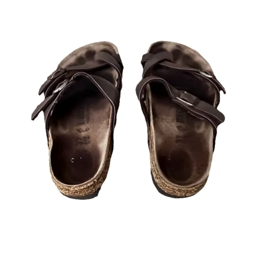 Birkenstock Mayari Sandals Women’s L6 M8 37 Toffee Brown Birko-Flor Boho Comfort - Image 7