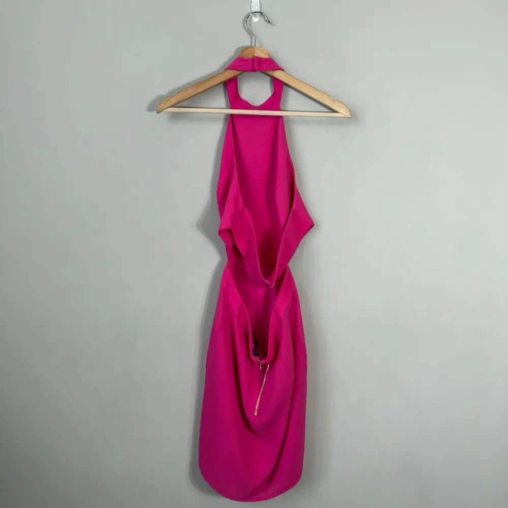 NBD x Naven Twins Begin Again Mini Dress Womens Small Rose Pink Cut Out Cocktail - Image 6