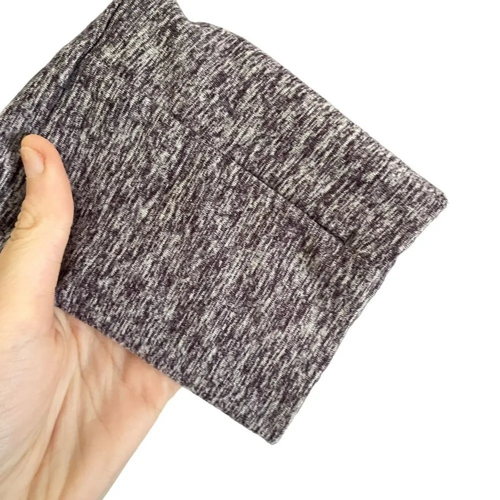 Apana purple athleisure long sleeved workout sweater cowl top classic comfort - Image 4