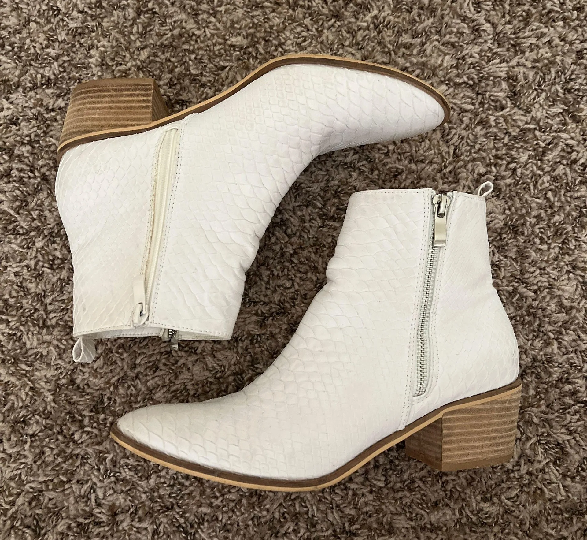 Altar'd State  White Booties - Image 2