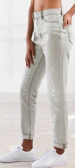 BDG UO Stellar Sequin Mom Jeans  - Image 2